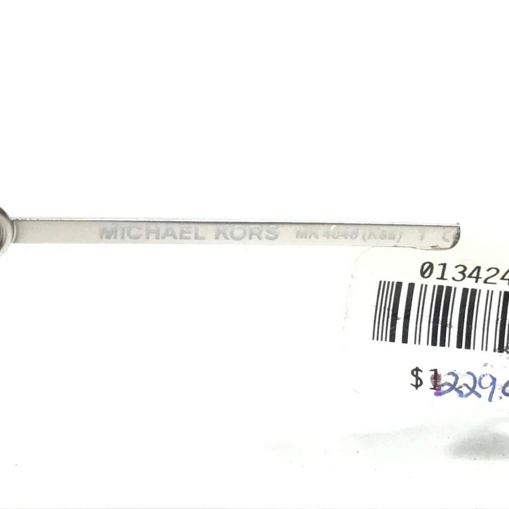 Michael Kors Eyeglasses Frames MK4048 Kea 3163 Black Silver Round 51-19-135